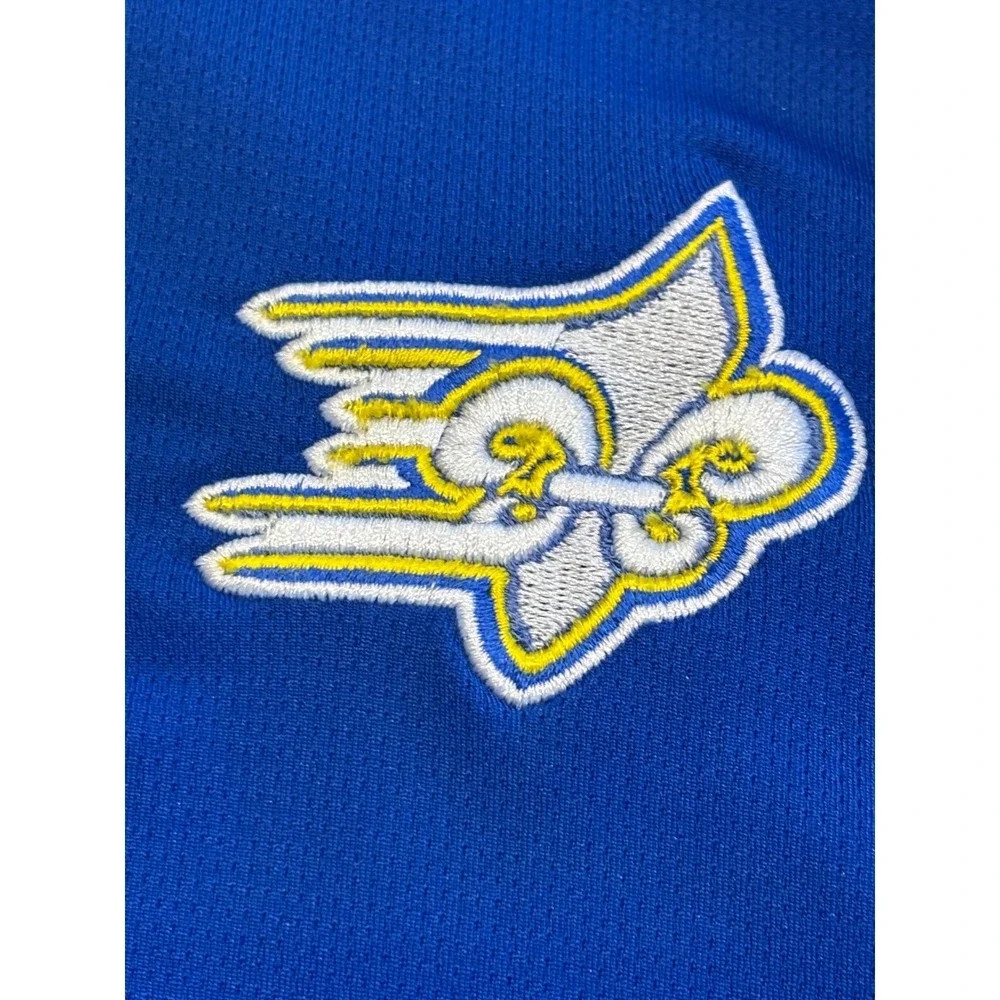 Adidas Mens Blue Climalite Polo Shirt XL Branded Saints Football Short Sleeve